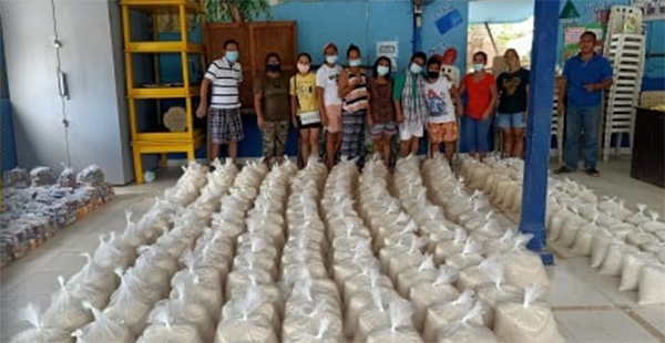 Food Distribution in San Buena during Covid Pandemic